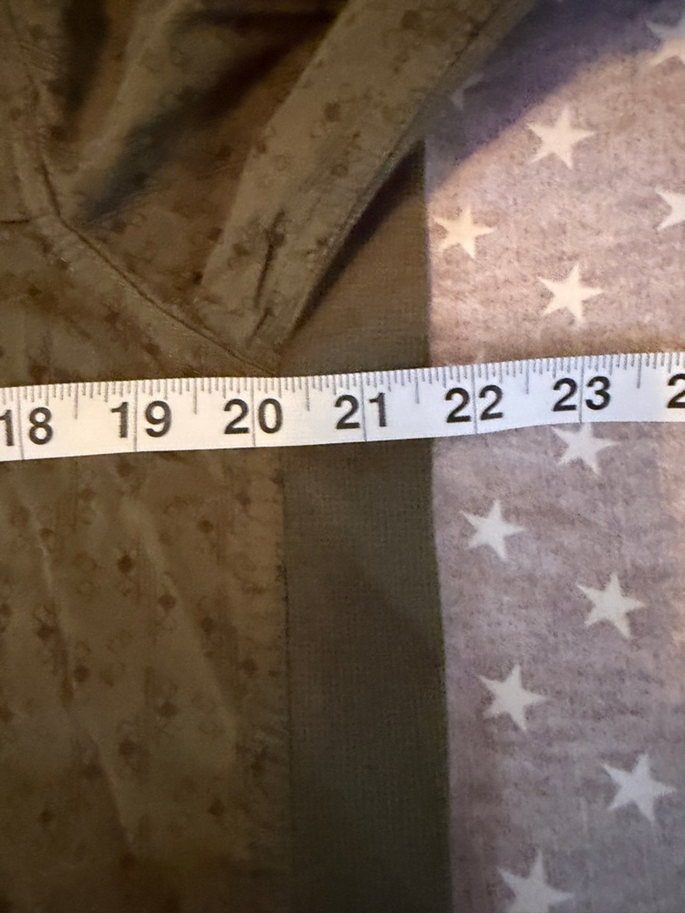 REI women’s long sleeve Sahara button up - green print - size L - Picture 15 of 15